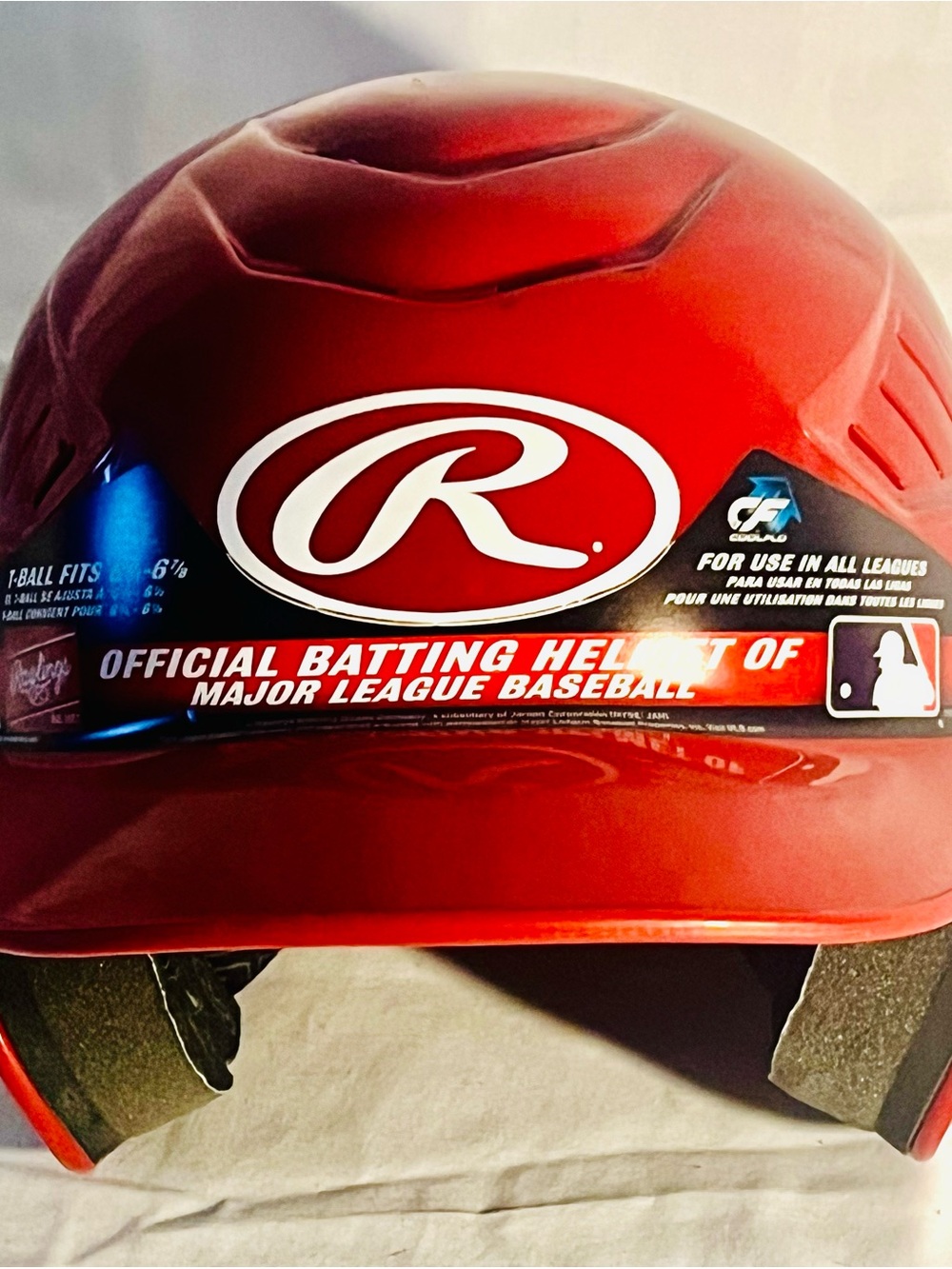 Rawlings Official Batting Helmet Of Major League Baseball Size 6 1/4-6 7/8